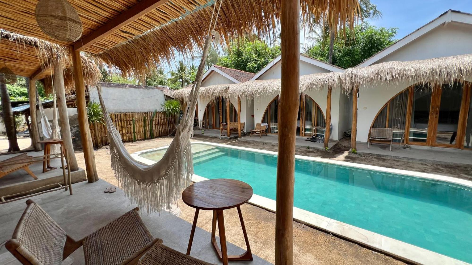 Rumah Canaria Bungalow Gili Trawangan Zewnętrze zdjęcie